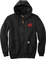 Team Maryland Carhartt Midweight Hooded Zip-Front Sweatshirt