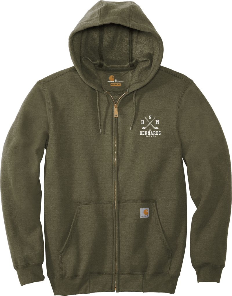 BSM Bernards Carhartt Midweight Hooded Zip-Front Sweatshirt