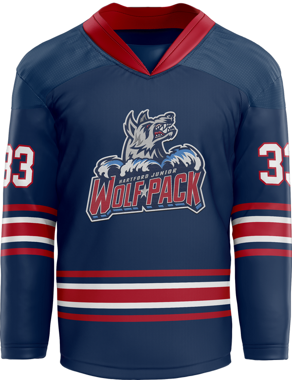 Hartford Jr. Wolfpack Girls Youth Goalie Hybrid Jersey