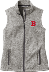 CT Bobcats Ladies Sweater Fleece Vest