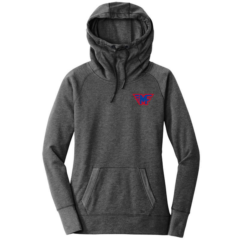 Mid-Fairfield New Era Ladies Tri-Blend Fleece Pullover Hoodie