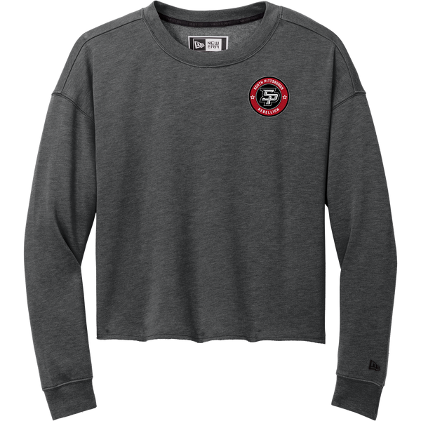 South Pittsburgh Rebellion New Era Ladies Tri-Blend Fleece Crop Crew