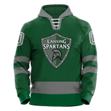 Lansing Spartans Youth Sublimated Retro Hoodie