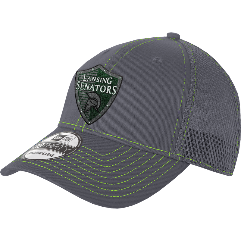 Lansing Senators New Era Stretch Mesh Contrast Stitch Cap