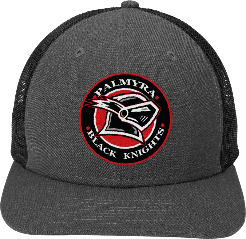 Palmyra Black Knights New Era Snapback Low Profile Trucker Cap