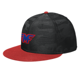 Mid-Fairfield New Era Camo Flat Bill Snapback Cap