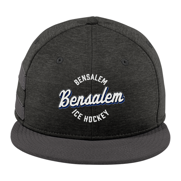 Bensalem New Era Shadow Heather Striped Flat Bill Snapback Cap