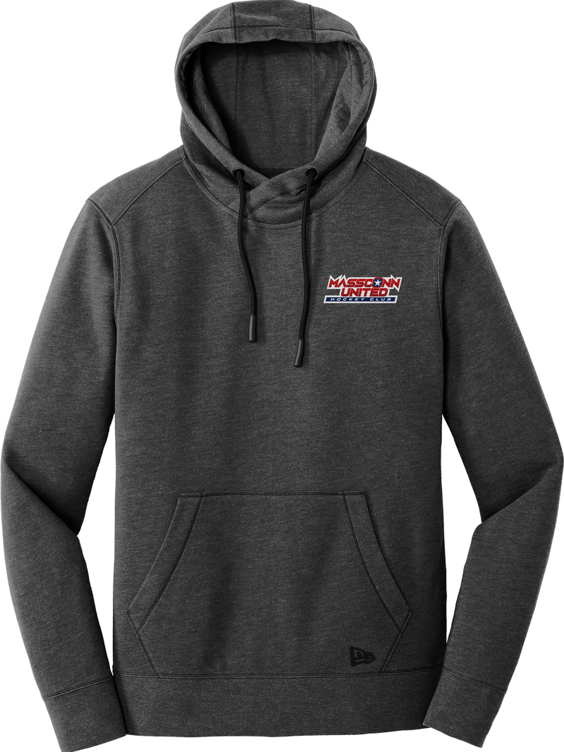 Mass Conn United New Era Tri-Blend Fleece Pullover Hoodie