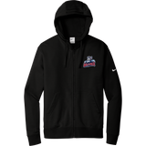 CT Wolfpack South Nike Club Fleece Sleeve Swoosh Full-Zip Hoodie