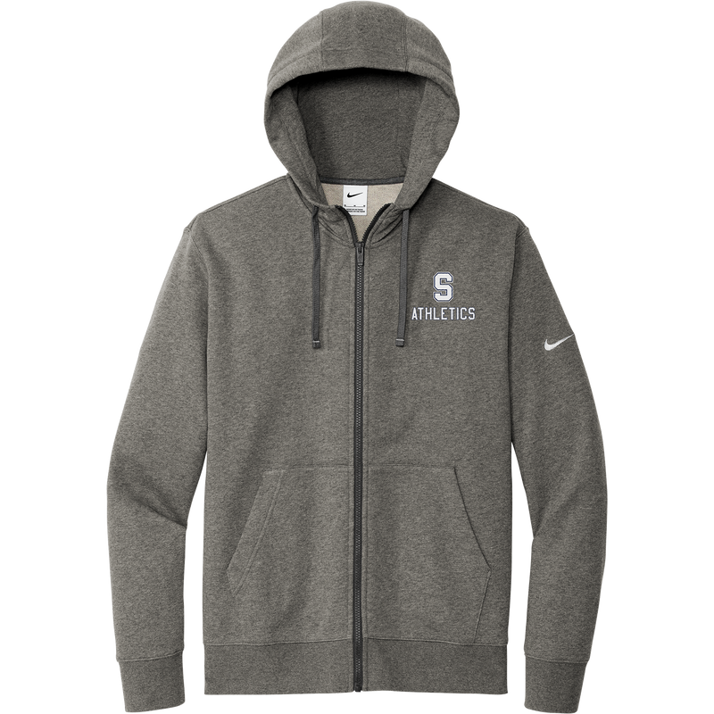 Midd South Athletics Nike Club Fleece Sleeve Swoosh Full-Zip Hoodie