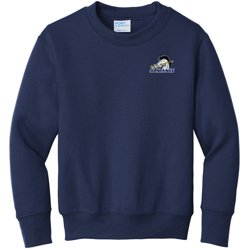 Mid-State Mustangs Youth Core Fleece Crewneck Sweatshirt