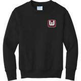 CT Whalers Tier 1 Youth Core Fleece Crewneck Sweatshirt