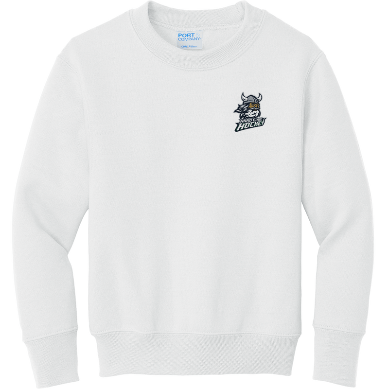 Hard Edge Hockey Youth Core Fleece Crewneck Sweatshirt