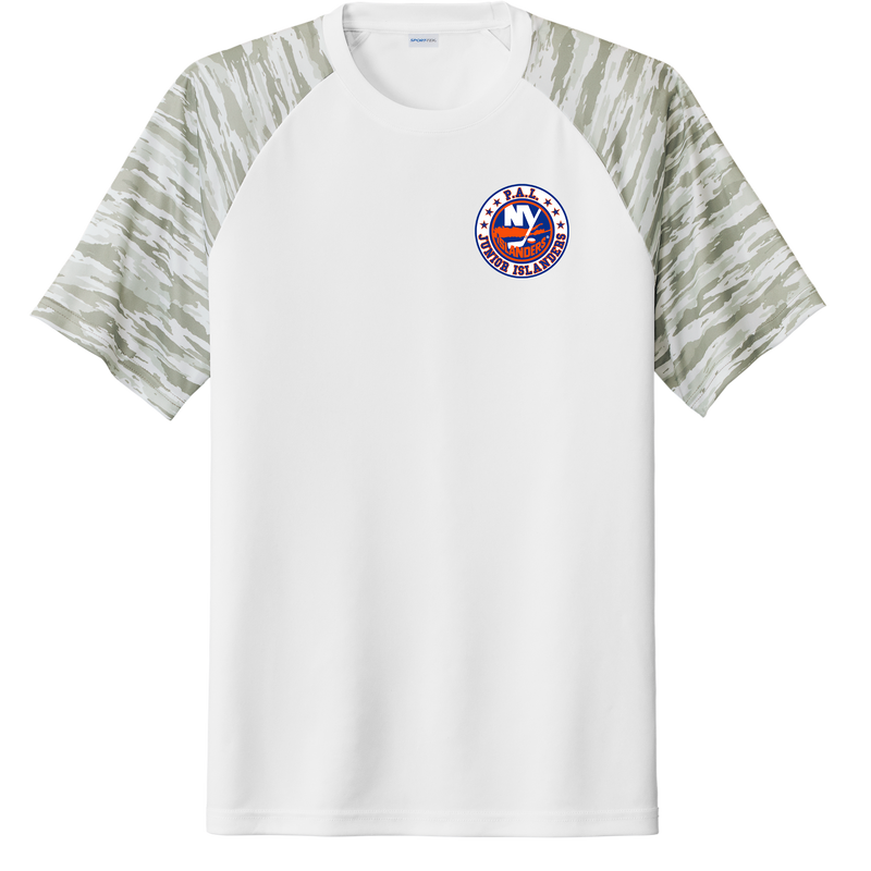 PAL Jr. Islanders Drift Camo Colorblock Tee