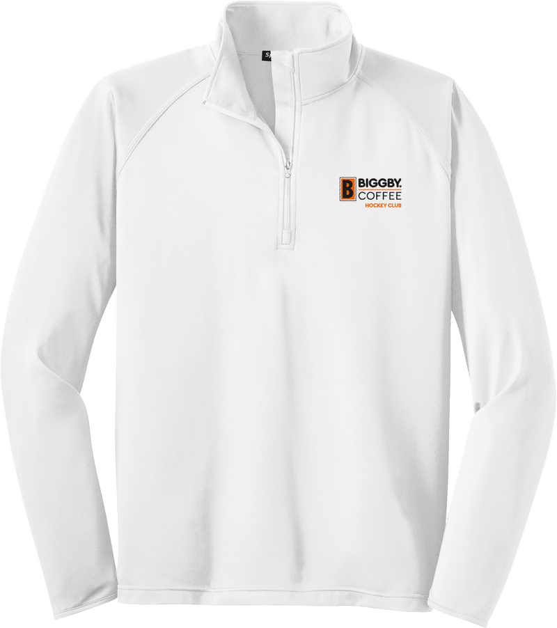 Biggby Coffee Hockey Club Sport-Wick Stretch 1/4-Zip Pullover