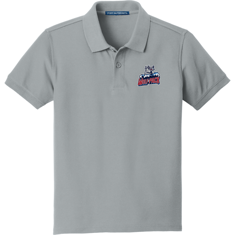 CT Wolfpack South Youth Core Classic Pique Polo